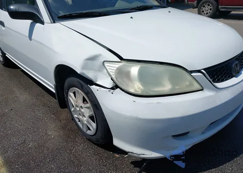 2005 Honda Civic Vp z USA, uszkodzony, nr VIN 1HGEM22185L062183